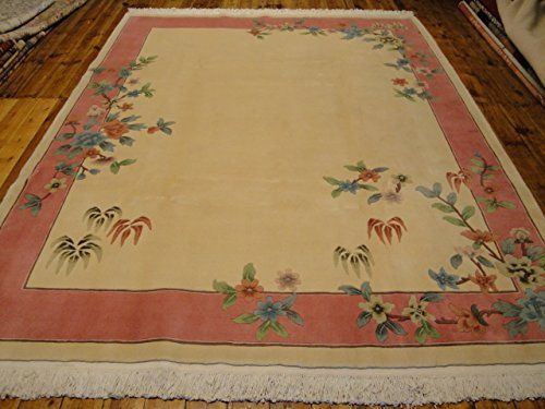 Handgeknüpfter China Orientteppich aus Schurwolle 308 x 250 cm Peking Design