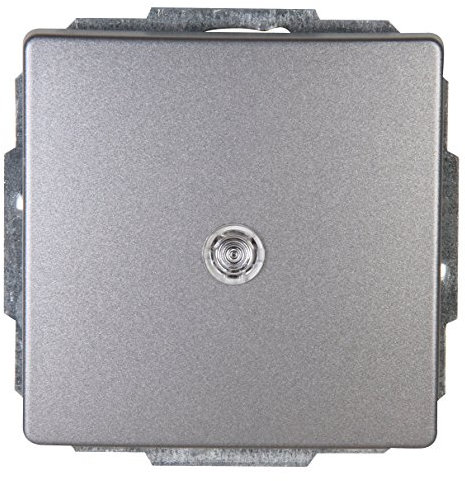 Kopp A/W-Schalter beleuchtet, 1 Stück, Platin, 600697082 Venedig