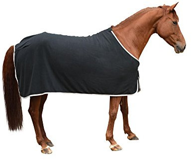Covalliero Kerbl Fleecedecke Economic, schwarz, 145cm ab Wiederrist