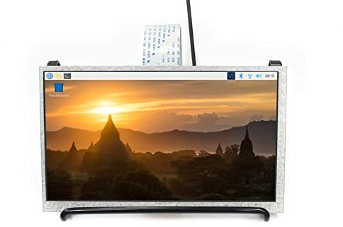 Waveshare 7inch IPS LCD 1024X600 High Resolution Display Screen for Raspberry Pi 4 2B 3B 3B+ 3A+ Zero Zero W WH Supports Raspbian Ubuntu OSMC DPI Interface