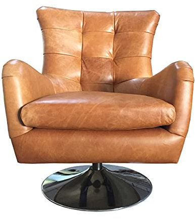 KAWOLA Sessel Relexa Ledersessel Cognac Chefsessel Leder Vintage Sessel Einsitzer Echtleder B/H/T: 69x77x95cm