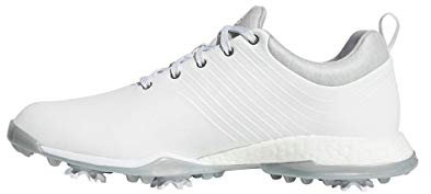 adidas Adipower 4orged, Zapatillas de Golf Mujer, Blanco (Blanco/Plata Da9740), 36 2/3 EU