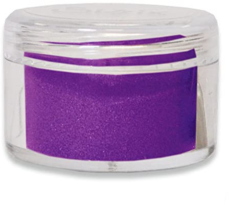 Making Essential Undurchsichtiges Prägepulver — Purple Dusk