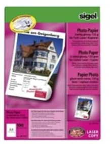 Fotopapier Sigel LP341, A4, 135g, weiß, 200 Blatt