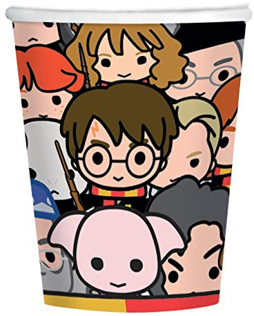 Fancy Dress VIP Express Harry Potter Birthday Party Supplies 8 x Paper Cups 250ml