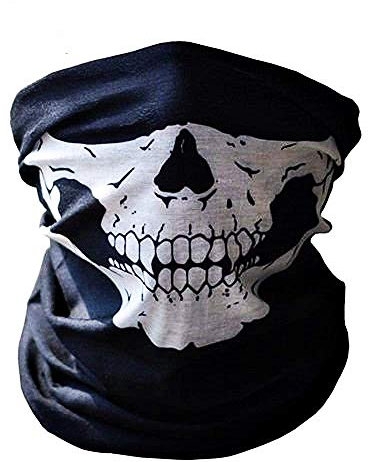 Lovelegis cagoule coupe-vent demi-visage masque squelette militaire armée protection froid extérieur hiver sport moto camouflage amusant original armée accessoire thermique résistant