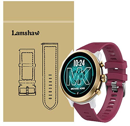 LvBu Armband Kompatibel Für Michael Kors MKGO, Sport Silikon Classic Ersatz Uhrenarmband Für Michael Kors Access MKGO Smartwatch (Lila)