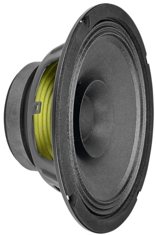 PRV AUDIO 8FR250 8 Inch Full Range Speaker, 8 Ohms, 250 Watts Continuous Program Power, 125 Watts RMS Power, 93.5 dB, Full-Range Driver Loudspeaker for Pro Audio Systems (Single)