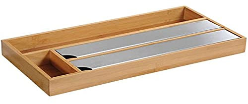 Kesper 58041 Folienspender, Bambus, Natur