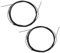 BESPORTBLE 2pcs Bicycle Brake Cable MTB Derailleur Cable Brake Wire Derailleur Wire Rear Brake Cable Front Brake Cable Shifter Cable Coating Bike Line Cap