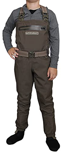 Paramount Outdoors Stonefly Youth Breathable Fishing Chest Wader for Kids (Large)