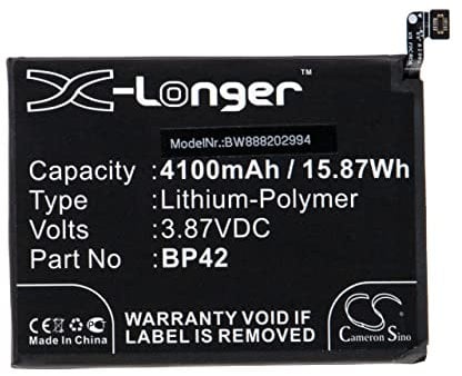 vhbw Batterie Compatible avec Xiaomi Mi 11 Lite, Lite 4G, Lite 5G, Youth 5G Smartphone (4100mAh, 3.87V, Li-polymère)