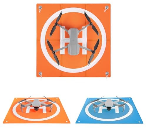 PGYTECH Tappetino di atterraggio per droni Pro da 20 pollici, pieghevole rapidamente, doppio lato impermeabile, adatto per DJI Mini 4 Pro/Air 3S/Air3/Mavic 3 Pro/Mini 3 Pro/AVATA2/AVATA/Mavic 3/Air 2S