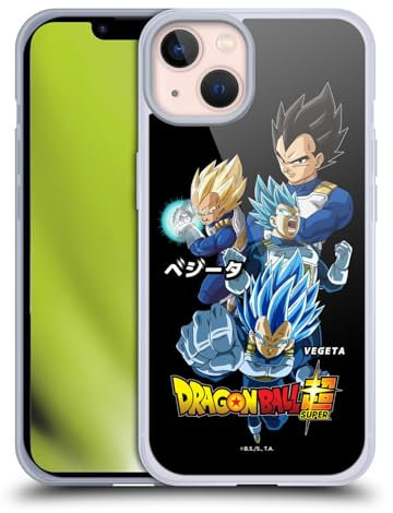 Head Case Designs Offizielle Dragon Ball Super Vegeta Universe Survival Characters Gelhülle [Militärischer Schutzgrad] Kompatibel Mit Apple iPhone 13 Und Kompatibel Mit MagSafe