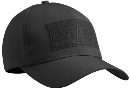 A10 Equipment Unisex Stretch Fit Baseball Cap, Schwarz, 54