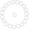 O-Ringe Baby-Schnuller-Clips, 20 Stück, 2,5 Cm, Silikon, Sicher, O-Ringe, Schnullerketten-Clips, Adapterhalter, für Babys (Transparent)