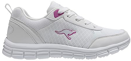 KangaROOS K-Free Beth, Scarpe da Ginnastica Donna, Bianco Fucsia, 37 EU