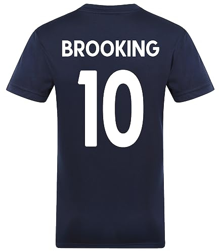 West Ham United FC Mens Brooking 10 Poly T-Shirt Navy Medium