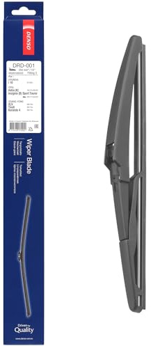 DENSO Heck Wischerblatt DRD-001 (250 mm): Leiser, langlebiger Wischer mit modernem Design und hochwertigen Materialien. OEM-Qualität, breite Kompatibilität, 2 Jahre Garantie | Kompatibel mit: HYUNDAI i10 III, OPEL ASTRA K, ASTRA K Kasten/Kombi, ASTRA K Kasten/Schrägheck, ASTRA K Sports Tourer