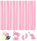 Tintnut Pink Heat Transfer Vinyl,6 Sheets 12 x 10 HTV Vinyl,Iron on Vinyl for T-Shirts