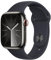 Apple Watch Series 9 GPS + Cellular 41mm Smartwatch con cassa in acciaio inossidabile color grafite e Cinturino Sport mezzanotte - M/L. Fitness tracker, app Livelli O₂, display Retina always-on