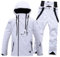 Damen Skianzug Winter Outdoor Snowboard Isolierte Warme Jacken Und Hosen Schneeanzug, Jacke Hose, 36