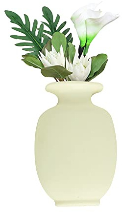 TYCIONG Robuste, Wandmontierte Blumenvase aus Silikon mit Starkem Kleber und Saugnapf die Kühlschranktür Im Badezimmer (4)