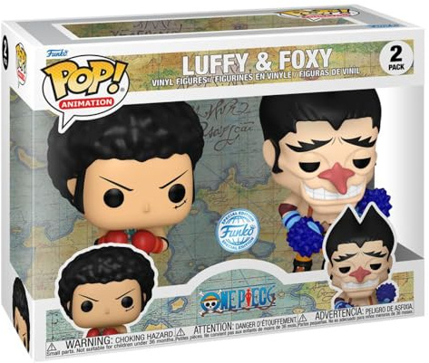 Figur One Piece - Luffy and Foxy 2-Pack (Funko POP! Animation)