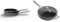 Ninja ZEROSTICK Stackable Cookware Frying Pan 2-Piece Set, Non-Stick, Space Saving, 24/28cm Frying ZEROSTICK Premium Cookware 28cm Wok with Glass Lid, Long Lasting, Non-Stick, Hard Anodised