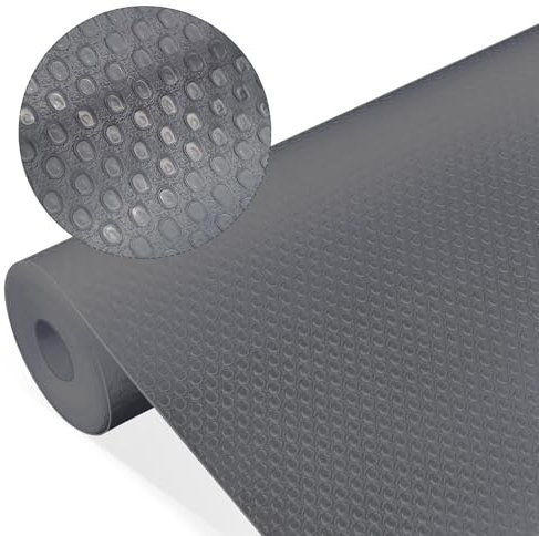 tekenewbse Tappetino Cucina, 44cmx500cm Tappetino Antiscivolo, Rivestimento Cassetti, Antiscivolo Rotolo Plastica Non-Adesivo EVA per Mensola Frigorifero Tavolo Mobile Cucina Ripiani