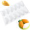 Moule à dessert 3D Quenelle en silicone, moule à bonbons en forme de feuilles multiples, moule de décoration de gâteau, moule de décoration de gâteau, moule de cuisson réutilisable, anti-adhésif,