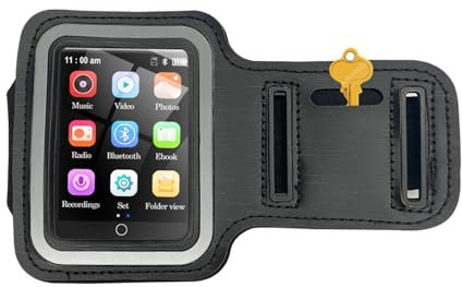 CCHKFEI Verstellbares Sport Armband für MP3-Player, Geeignet für 2,8in, 2,4in, 2in MP3-Player, Kratzfestes Material, Schweißfest und Atmungsaktiv, Perfekt für Ihr Training