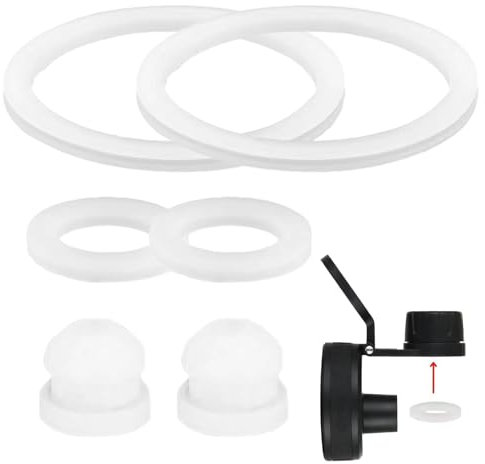 Smileshiney Joint de bouteille d'eau en silicone - Remplacement du joint de bouteille d'eau - Joints de couvercle pour pailles en silicone de qualité alimentaire - Anneaux d'étanchéité pour couvercles