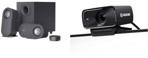 Logitech Z407 Bluetooth Computer & Elgato Facecam MK.2 – Premium Full