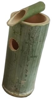 Fontaine Solaire 1 Fontaine en Bambou, décoration de Maison Moderne, fontaines à Eau, Ornements, décoration de Jardin Fontaine à Eau(Height-15cm)