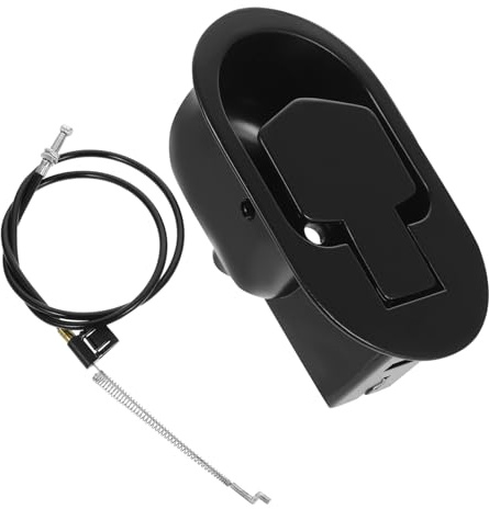 Zugseil Auslösekabel für Sofa und Sessel, Schwarz aus Aluminiumlegierung | Entriegelungsgriffkabel für Sofa, Ersatzteil für Couch und Recliner, Leicht und Vielseitig