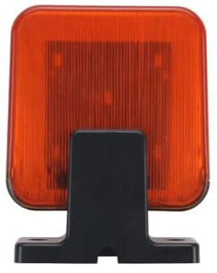 Comphic Lampe D'Alarme à Lumière LED Clignotante pour AC DC 12-265V pour Ouvre-Porte à Battant/Barrière.