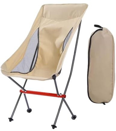 Folding Camping Chair Portable Foldable Chair for Sitting | Lightweight Lawn Seat for Fishing Camping Beach Picnic Patio Balcony Garden Backpacking Backyard