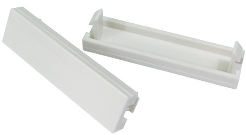 kenable Wall Plate Blanking Insert 50mm x 12.5mm Module Blank Cover for Modular Face Plates White