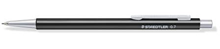 STAEDTLER Druckbleistift Organizer Pen schwarz (hochwertiger Druckbleistift aus Aluminium, ideal für Zeitplaner, 0,7 mm Feinmine Marsmicro, Härtegrad HB, Radiertip, 9POP40907 ST)