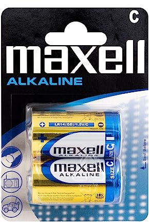 Maxell Pila 1/2 Torcia Lr14 C Blis.2Pile