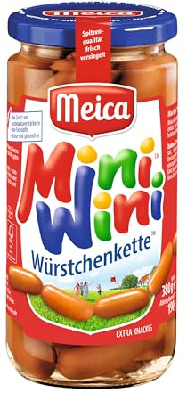 Meica Mini Wini Würstchenkette, 380g (Abtropfgewicht - 190g)