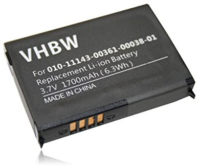 vhbw 1x Akku kompatibel mit Garmin Aera 550, 510, 560, 500 GPS Navigation Navi (1700 mAh, 3,7 V, Li-Ion)