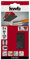 kwb Gitterleinen Schleif-Papier Schleifgitter-Scheibe für Nass- und Trocken-Schliff, f. Schwing-Schleifer 80 x 133 K-120, aus Fiberglas, gelocht m. Klett, 5 Stk.