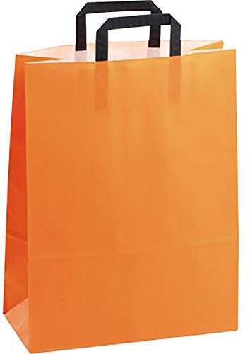 NORDWEST Handel AG Papiertragetasche Topcraft 1FTTC009032 orange groß 50 St./Pack
