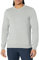 Amazon Essentials Men's Long-Sleeve Crewneck Jumper, 100% Cotton, Big & Tall Options Available, Light Grey Heather, M