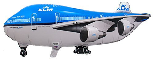 Folat 61630 Folienballon Flugzeug Jumbo Airplane 95 x 45cm