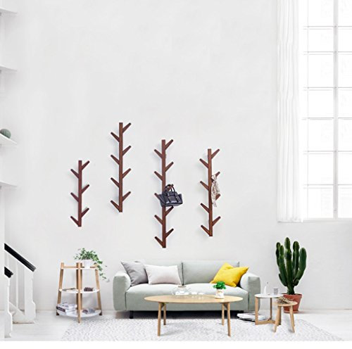 Porte-Manteau fixé au Mur, Crochet de Conception de Branche d'arbre 10, (Couleur : Vintage Color, Taille : 10 Hooks)