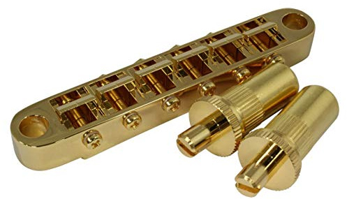 Gotoh Ge103b-t Guitare de style Tune-o-matic avec grande Métèque à tige poteaux doré