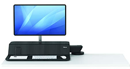 Fellowes 8081501 Lotus RT Sit-Stand Workstation Schwarz Single - für Workstation - Schwarz Single